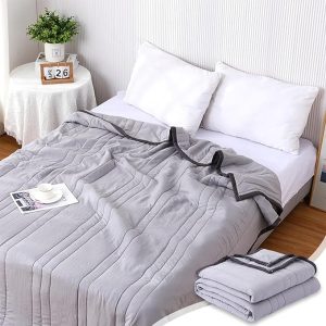2024 Ice Blanket Summer Cooler Quilt for All-Season Lightweight Hot Sleepers and Night Sweats - Cooler Comforter Double Sided Cold Effect Blanket Cooler Fiber Soft Cooli_n-g Blankets for Keep Cool