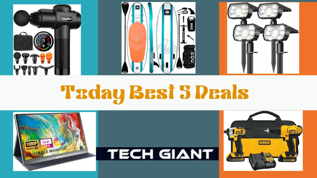 Today Amazon Best 5 Deals Go Up to 50% Off